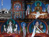 403 Muktinath Sarwa Sangdo Gompa With Statues Of Buddha, Avalokiteshvara And Padmasambhava